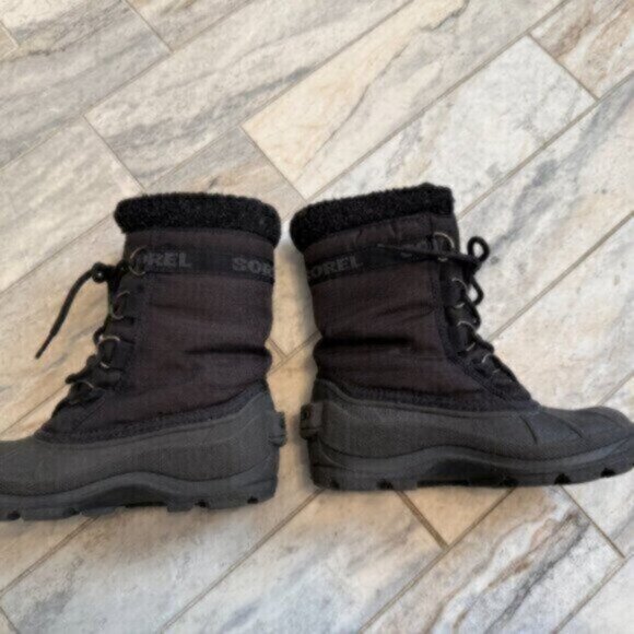 NEW Sorel Cumberland NL1101-010 Women’s Size 6 Black Waterproof Winter Boots - Picture 8 of 8